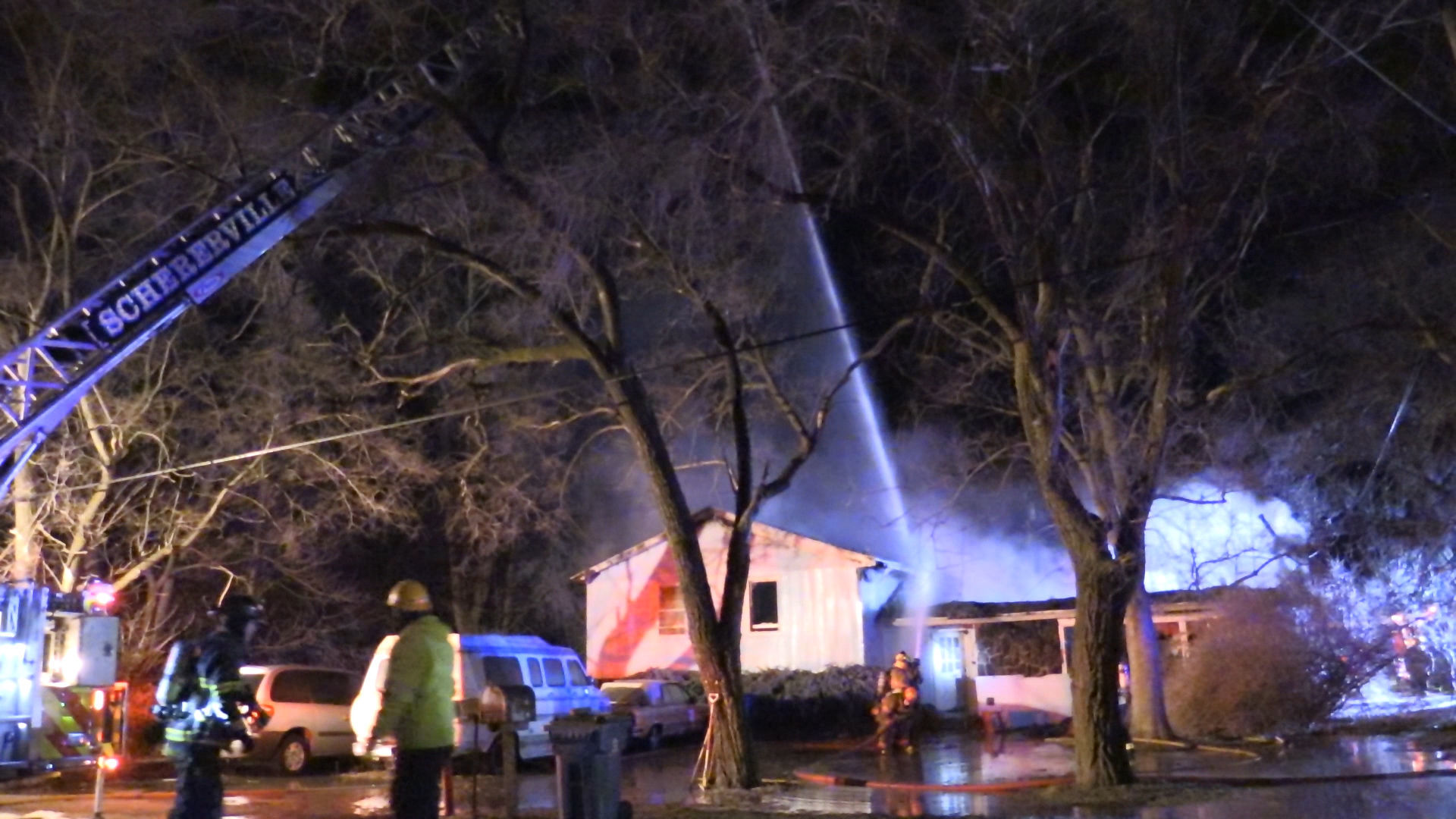 Fire destroys home in Schererville early Saturday